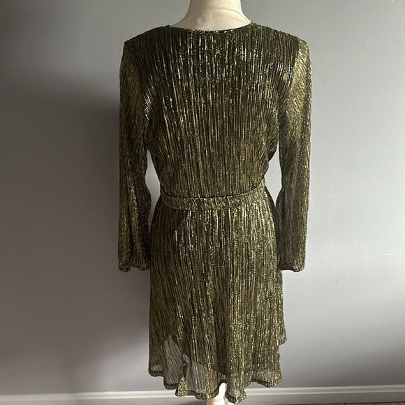 Simply Vera Vera Wang Knot Waist Metallic Dress! - Picture 4 of 14